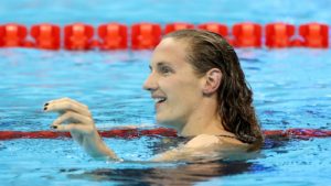 on Day 1 of the Rio 2016 Olympic Games at the Olympic Aquatics Stadium on August 6, 2016 in Rio de Janeiro, Brazil.