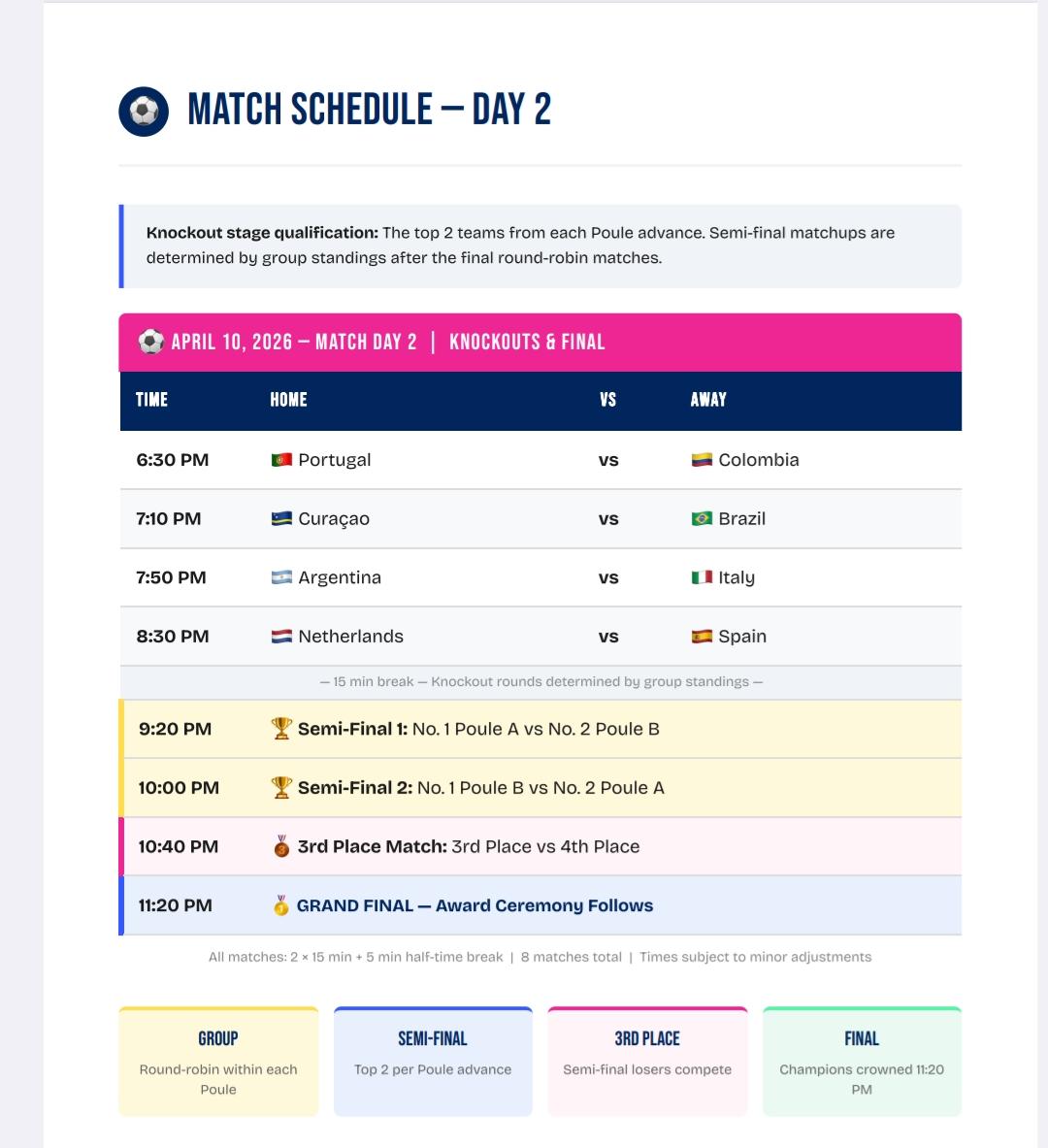 © Legends Football Tournament Curaçao