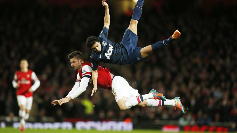 Arsenal en Man U in evenwicht