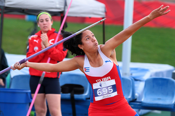 AGUILAR BREAKS WORLD JUNIOR JAVELIN RECORD AT PAN AMERICAN