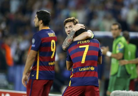 Messi heeft geen idee wat Pedro doet