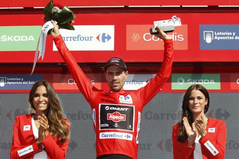 Dumoulin in het rood