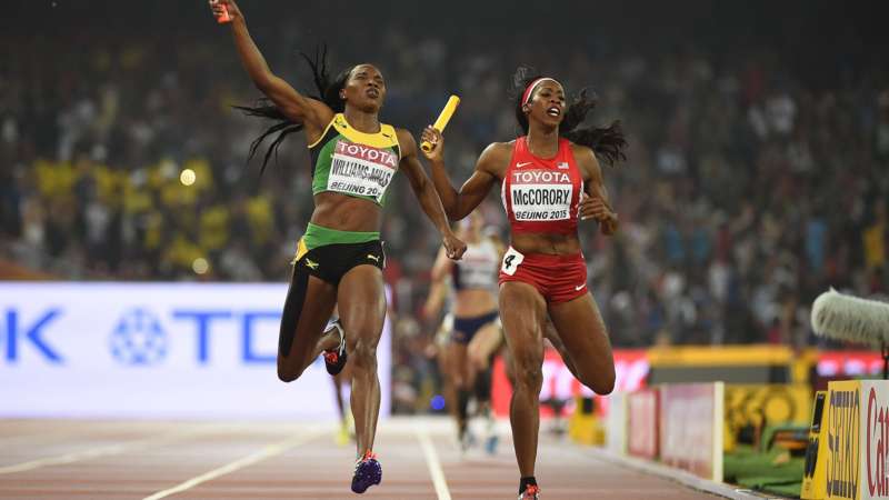 Jamaicaanse vrouwen troeven VS weer af op estafette