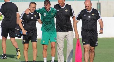 Van der Vaart verstuikt enkel