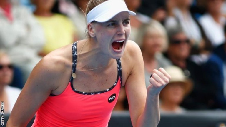 Naomi Broady beats Jelena Ostapenko in Auckland