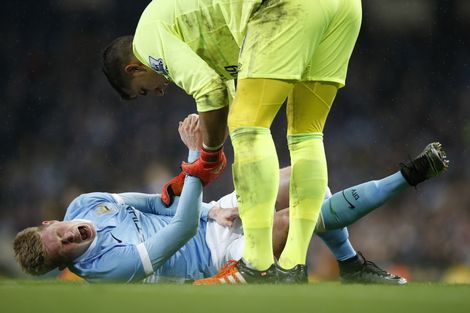 Opluchting bij De Bruyne: ‘Slechts’ 6 weken eruit