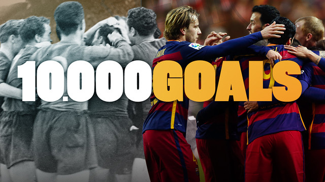 Barça reach 10,000 goals in official competition