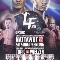 CEDRIC MANHOEF & SERGIO WIELZEN VECHTEN OP LION FIGHT