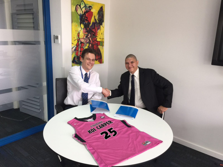Finabank adopteert sympathieke basketbalvereniging Koi Carper voor 3 jaar
