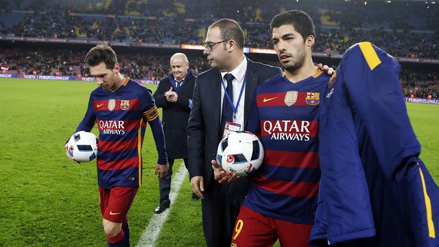 Luis Suárez and Lionel Messi make history at Camp Nou