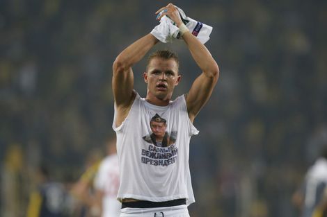 Speler Lokomotiv schokt Turks publiek