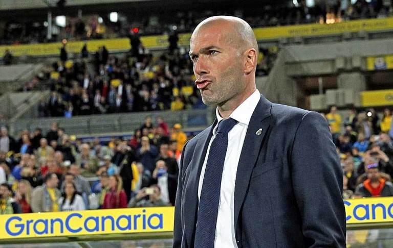 Zidane loses his cool