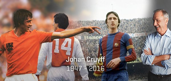 Johan Cruijff na ziekbed op 68-jarige leeftijd overleden