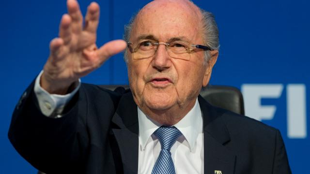 Oud-voorzitter Blatter verwachtte eerbetoon bij FIFA-congres