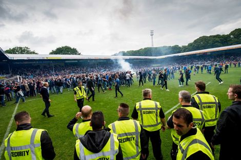 Excuses van Graafschap-fans aan Eagles