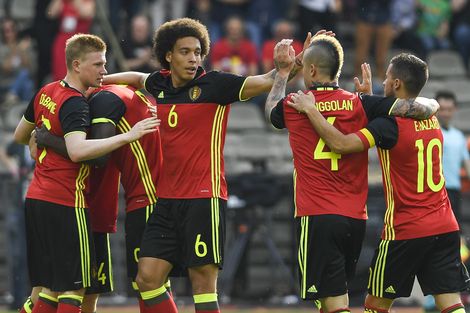 Rode Duivels voorkomen blamage in uitzwaaiduel