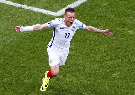 Vardy in de basis bij Engeland