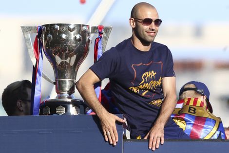 Javier Mascherano nog drie jaar bij FC Barcelona