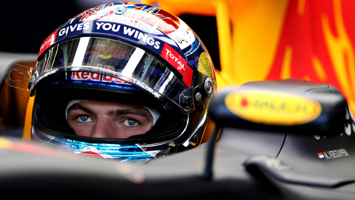 Zevende tijd voor Verstappen bij eerste vrije training