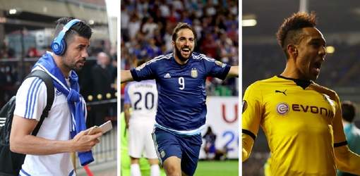 Atlético wil absoluut nieuwe spits: officieel bod op Costa, Higuaín en Aubameyang