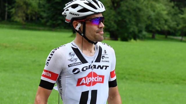 Dumoulin hervat training op fiets na val in Tour de France