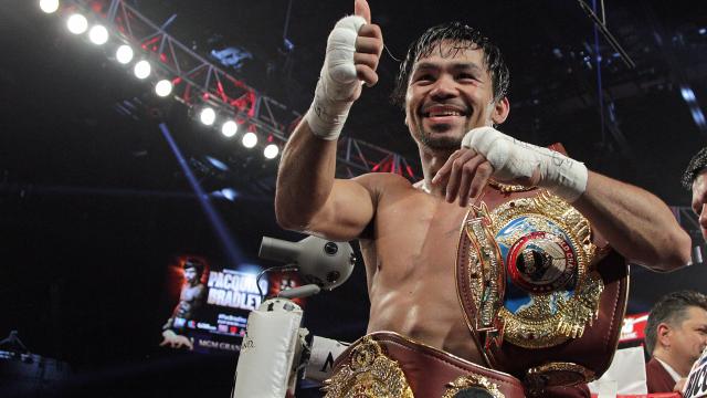 Pacquiao wil rentree in de boksring maken