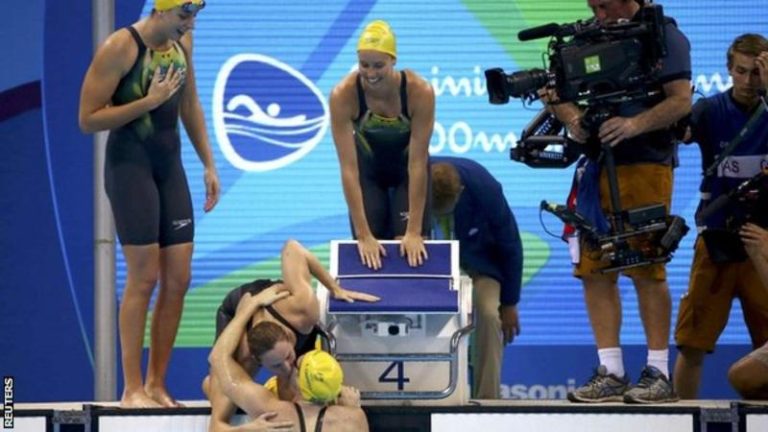Rio Olympics 2016: Australia smash women’s 4x100m freestyle relay world record