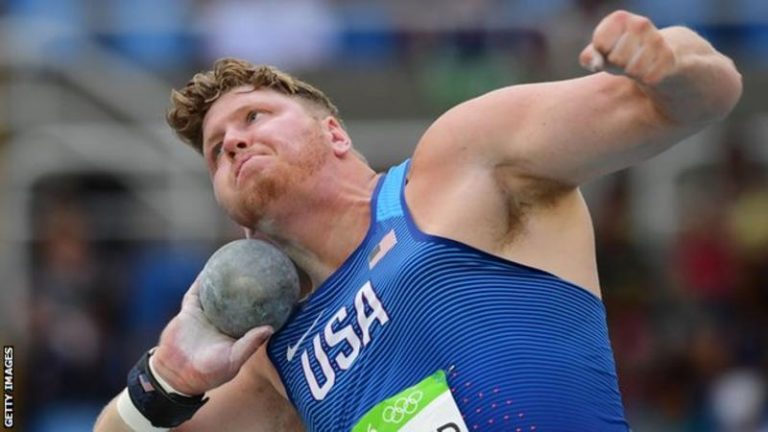 Rio Olympics 2016: USA’s Ryan Crouser breaks 28-year record to win shot put gold