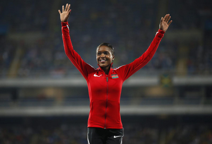Gouden plak Kipyegon levert stroom op in Kenia