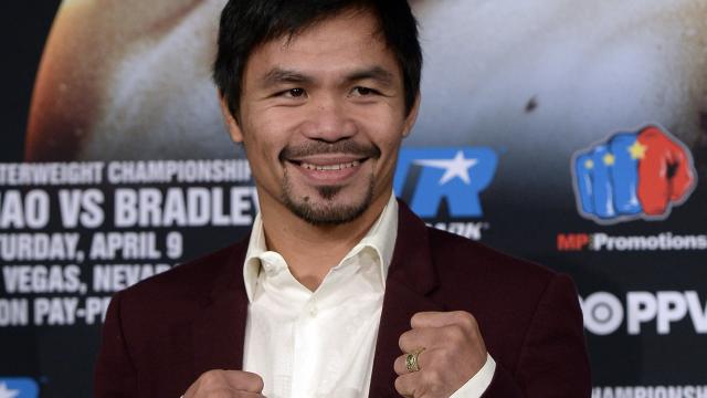 Bokser Pacquiao bevestigt rentree