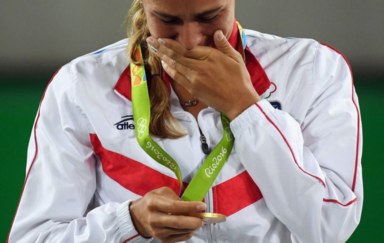 Monica Puig gives Puerto Rico its first ever gold medal