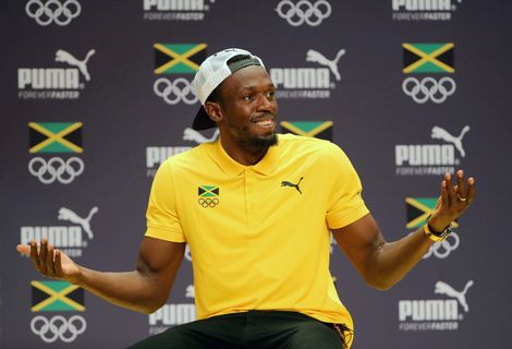 Bolt lovend over Dafne Schippers