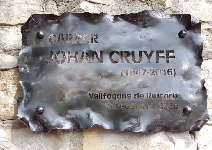 Straatje in Spaans dorp vernoemd naar Johan Cruijff