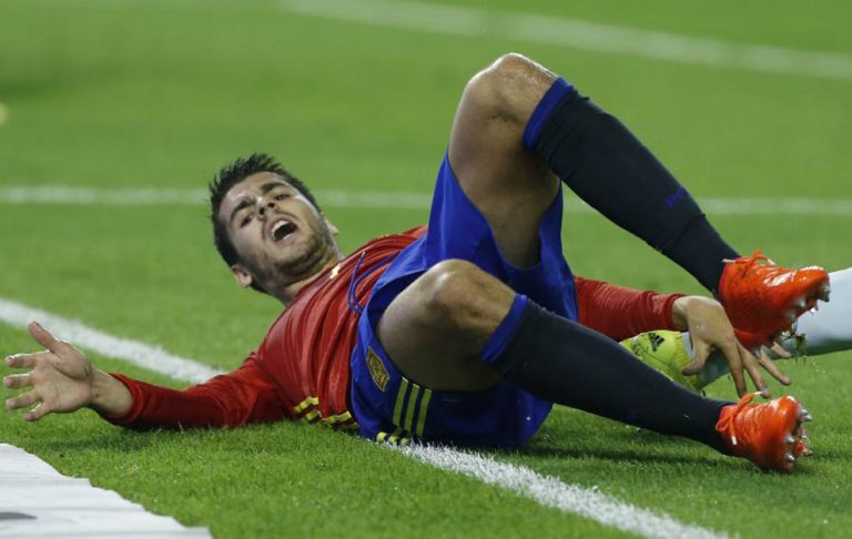 Morata only has a knock