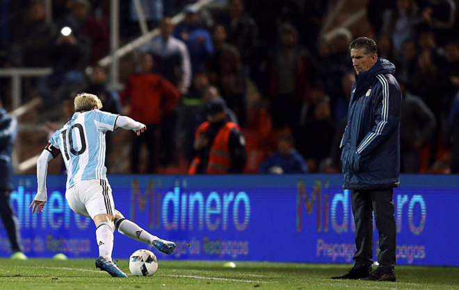 Bauza: I can’t say if Messi will play against Venezuela