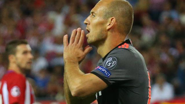 Robben vindt dat Bayern moet leren van killerinstinct Atletico