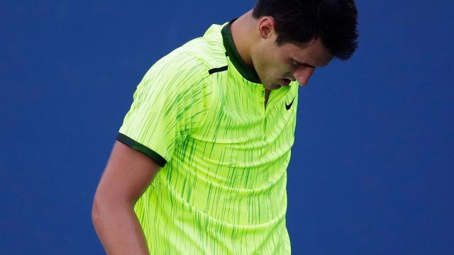 Tomic krijgt boete voor uitschelden fan tijdens US Open-partij