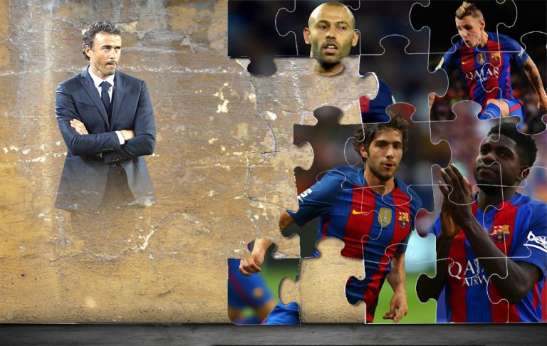 Luis Enrique’s puzzle without Pique