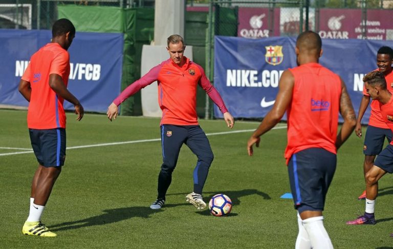 Ter Stegen putting in extra hours