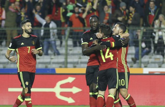 Belgen winnen ruim van Gibraltar