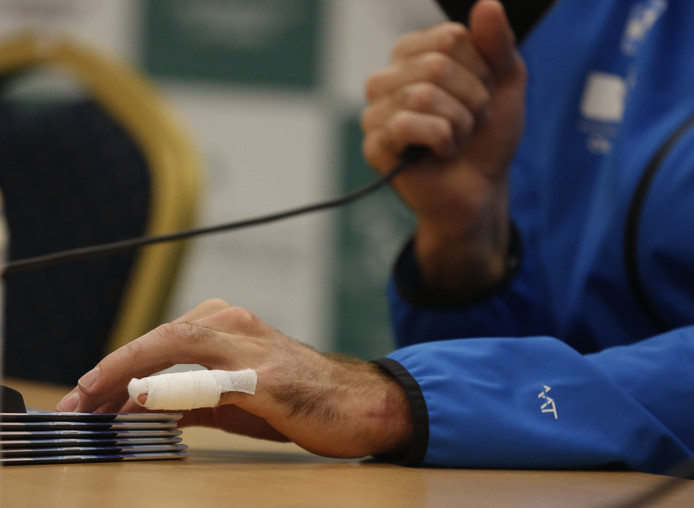 Del Potro beëindigt heroïsch gevecht met gebroken vinger