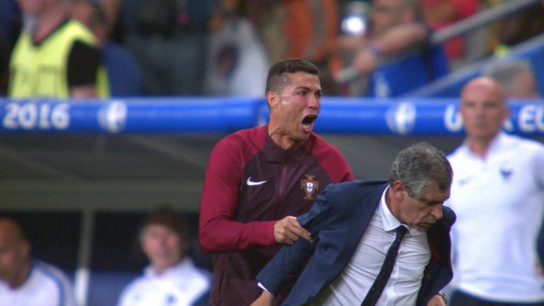 Ronaldo na EK-finale: ‘Ik ben daar een grens overgegaan’