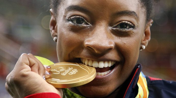 Bolt en Biles kampioenen L’Equipe