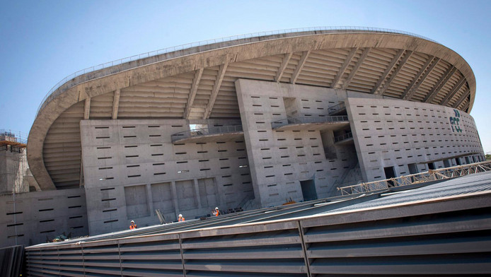 Nieuw stadion Atlético niet voor seizoensstart klaar