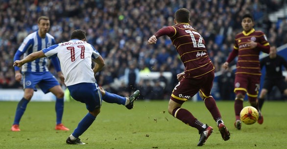 Brighton grijpt koppositie in Championship na zege op QPR