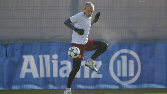 Weer zorgen bij Bayern om Robben
