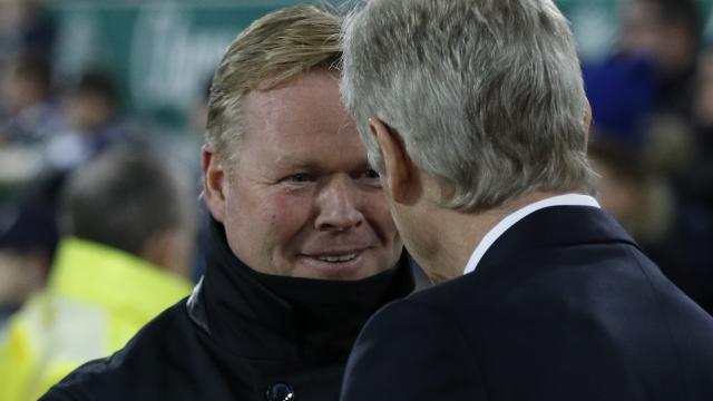 Koeman niet verrast door kritiek van Wenger op scheidsrechter