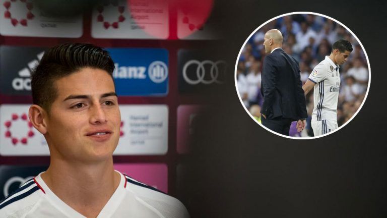 James Rodriguez on Zidane: I scored and gave assists but I wasn’t in his thoughts