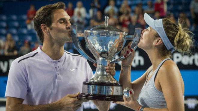 Federer, Bencic beat Germany to lift third Hopman Cup for Switzerland