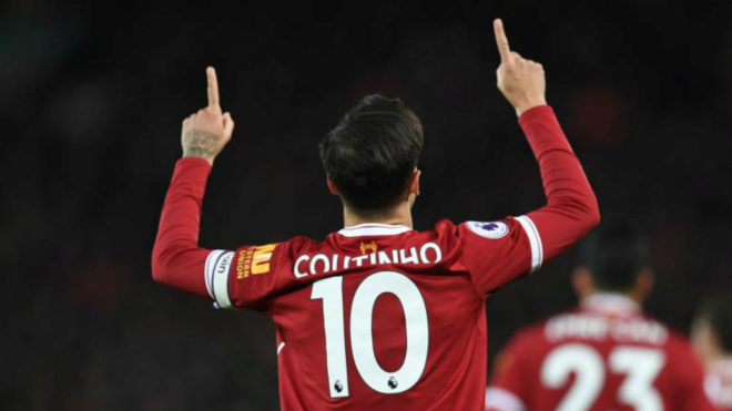 Liverpool to give £50 voucher for fans who bought Coutinho shirt